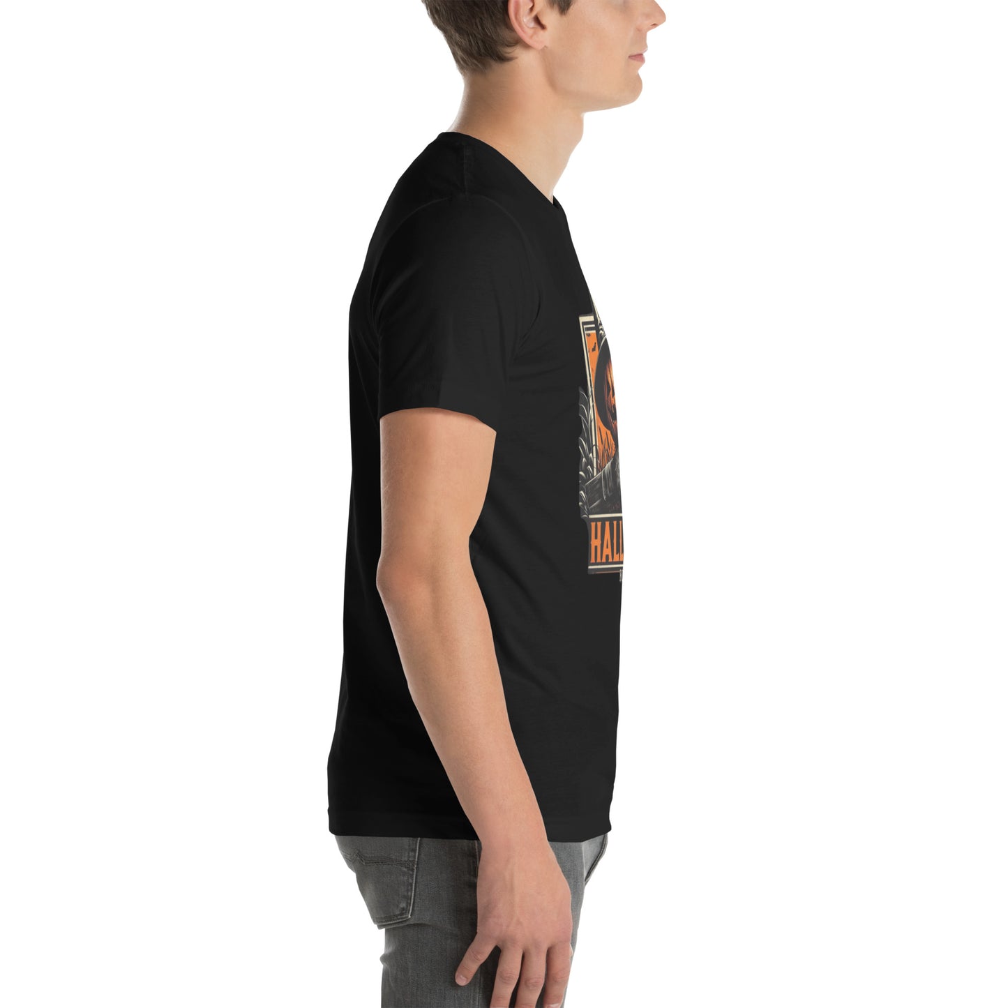 Men's Halloween Forever Scarecrow T-Shirt, Spooky October Vibes. Unisex Horror Shirt