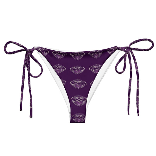 Art Deco Bat string bikini bottom