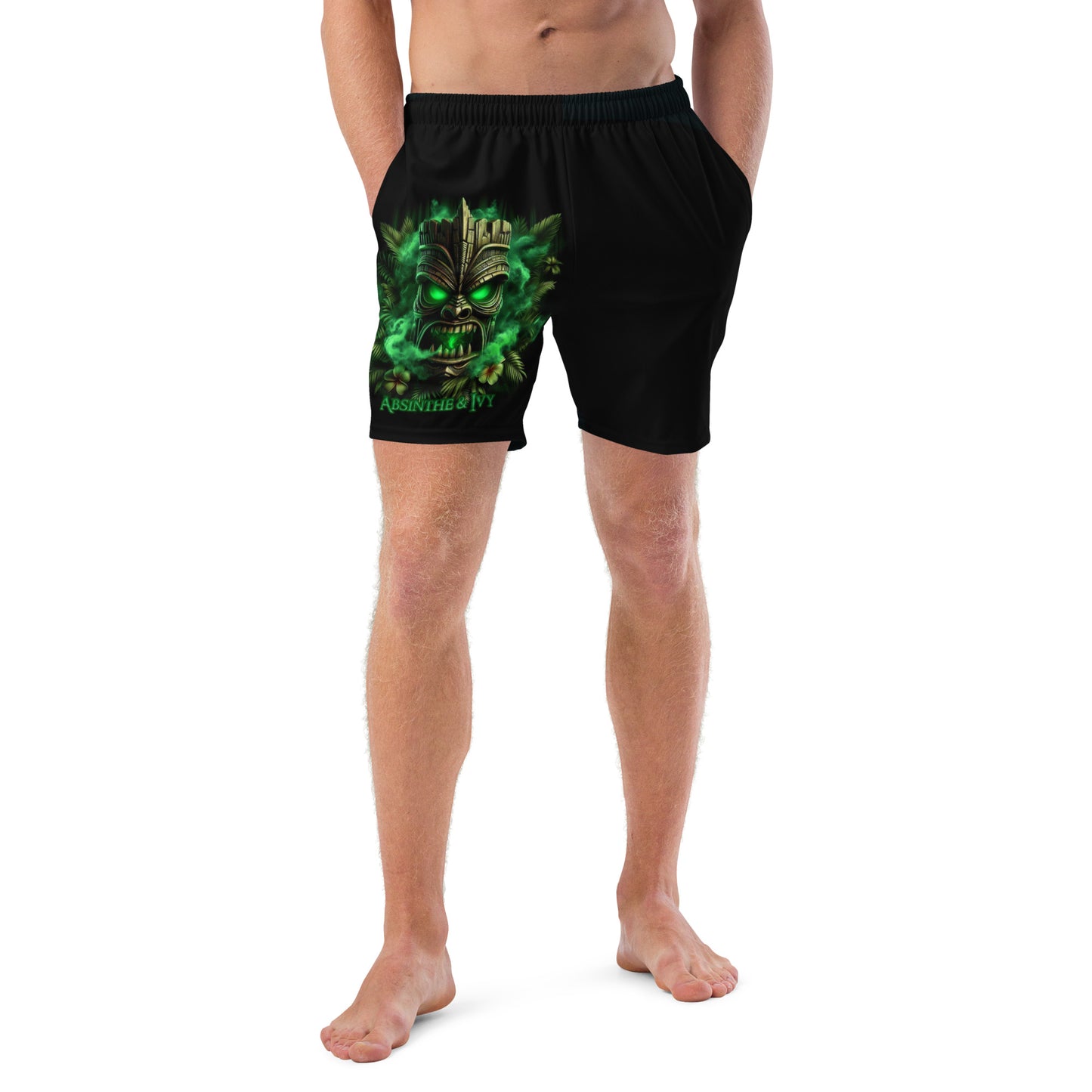 Men's Haunted Tiki Swim Trunks