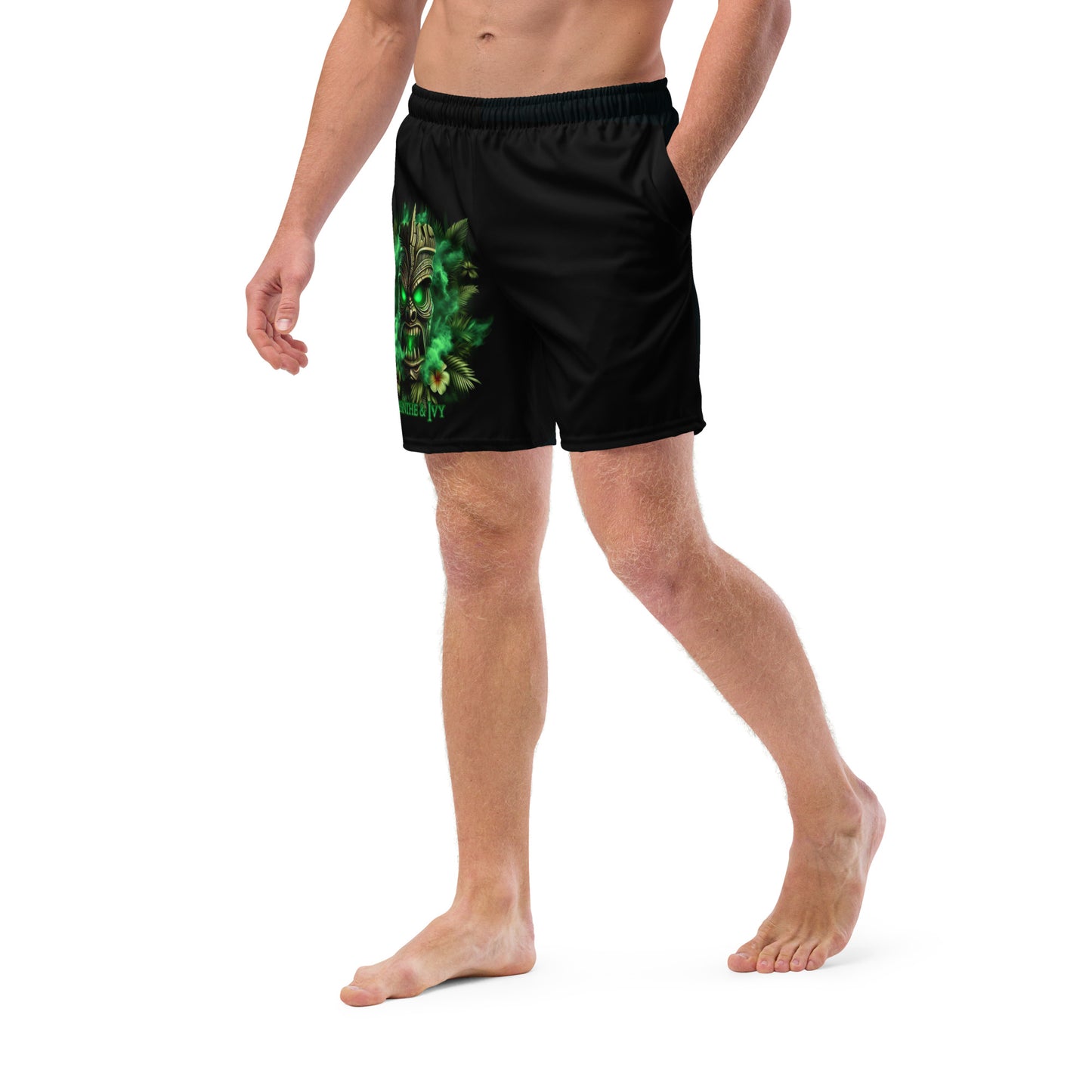 Men's Haunted Tiki Swim Trunks