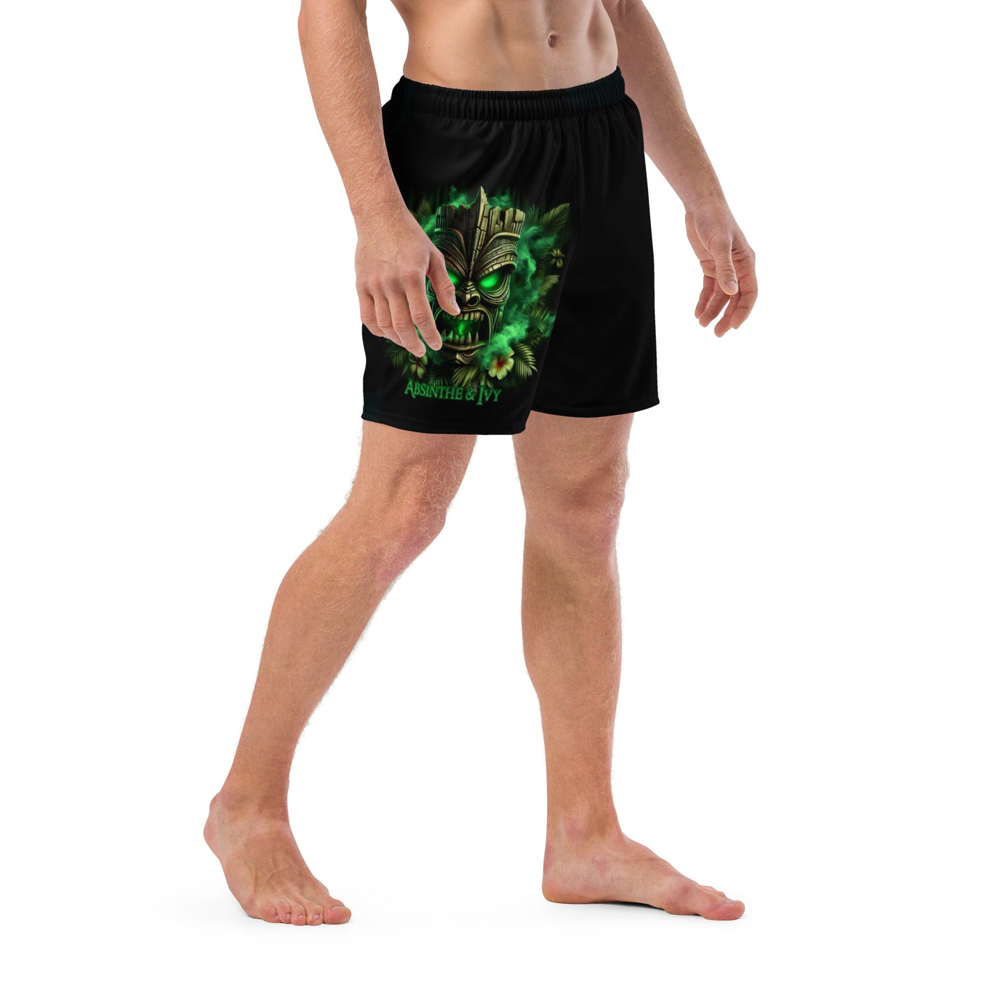 Men's Haunted Tiki Swim Trunks