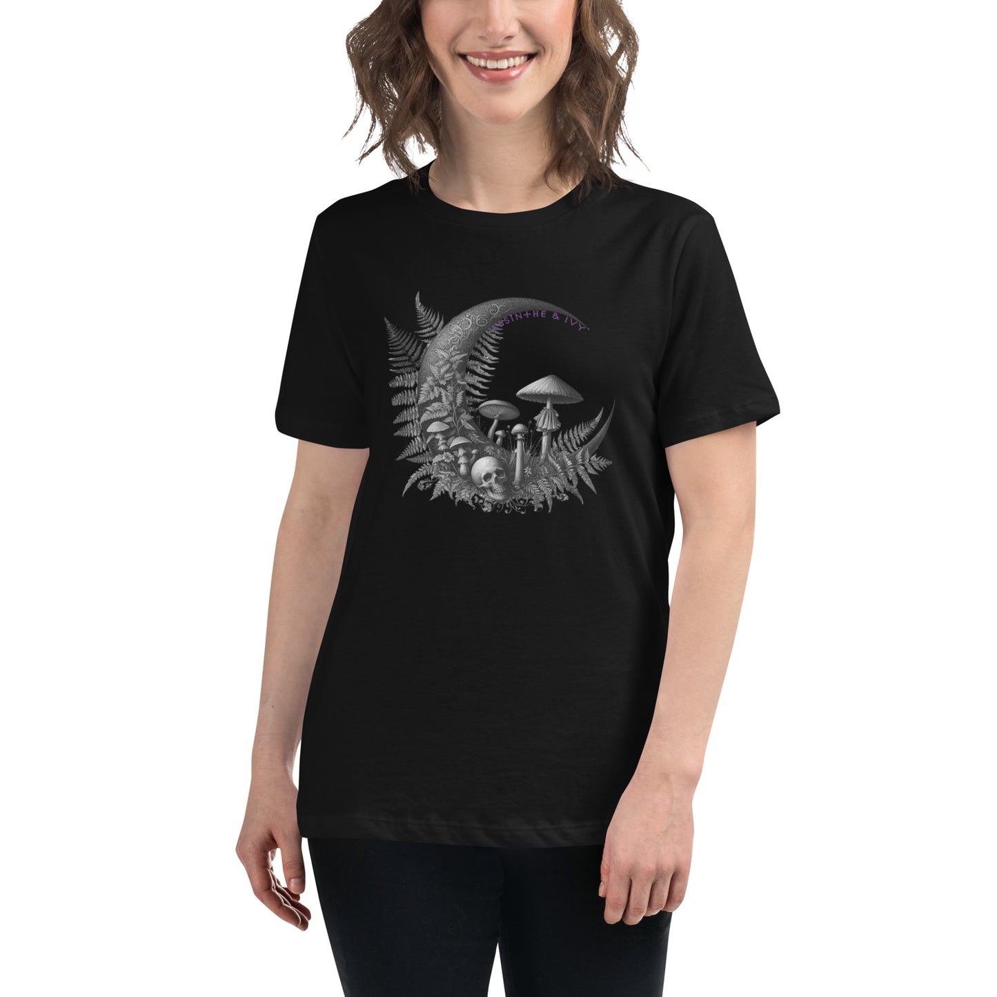 Mushroom Moon Magic Women's Relaxed T-Shirt