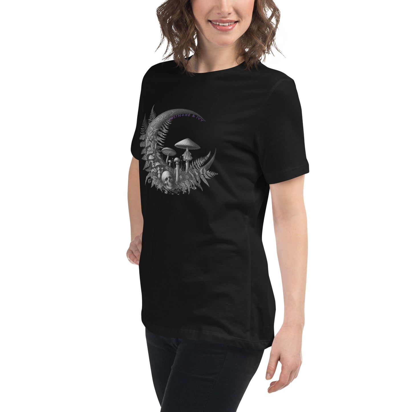 Mushroom Moon Magic Women's Relaxed T-Shirt